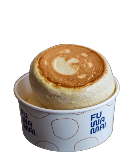 Fuwamai Japanese soufflé pancakes plain golden stack