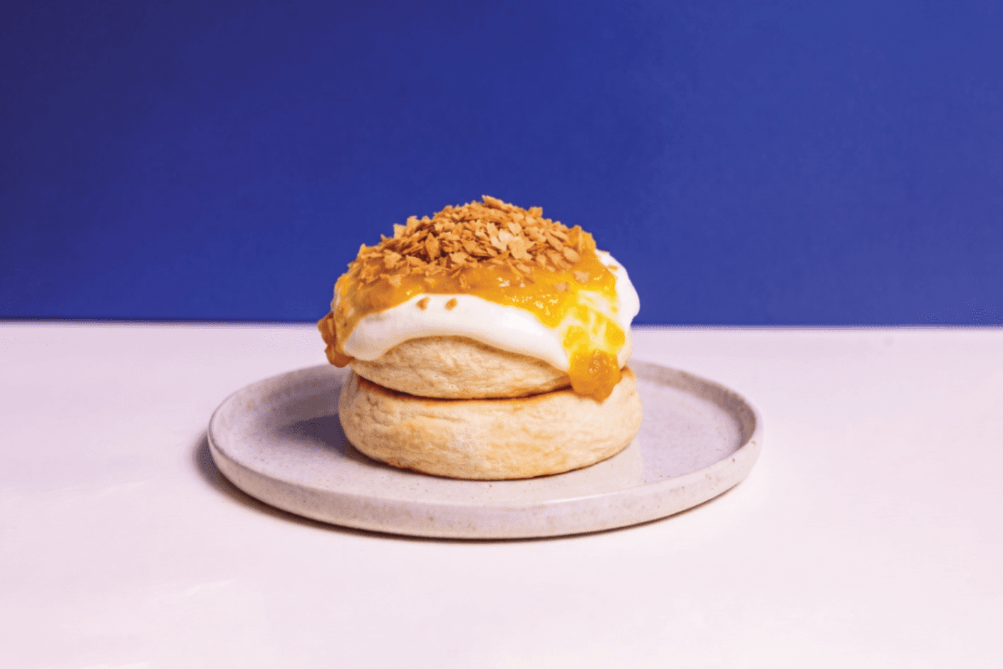 Fuwamai Mango & Yoghurt Soufflé Pancakes
